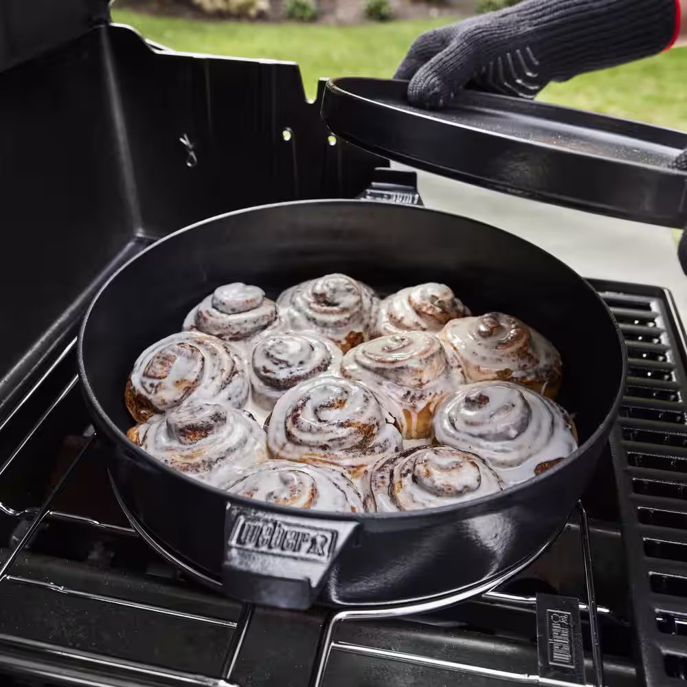 Genesis E-325 3-Burner Liquid Propane Gas Grill in Black with Large Sear Zone