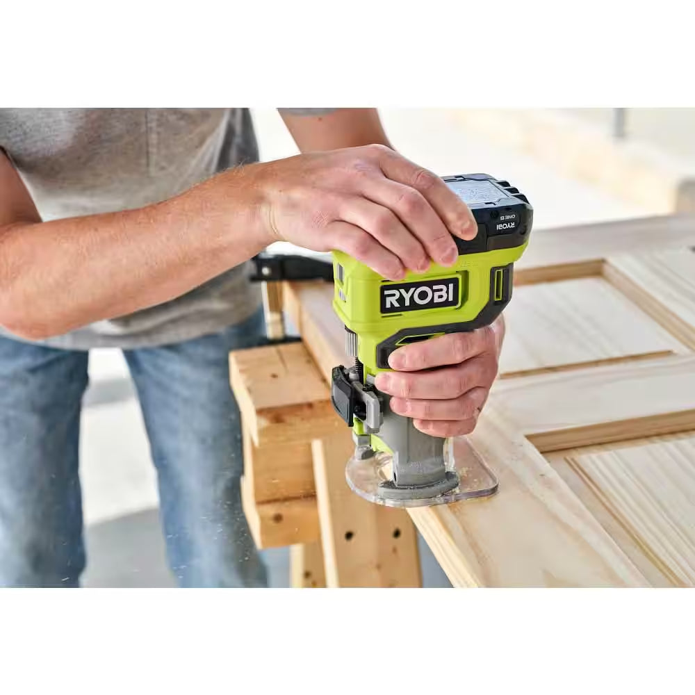 ONE+ 18V Cordless Compact Router Kit with 2.0 Ah Battery and Charger