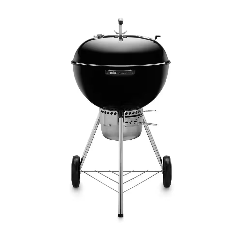 Master-Touch 22 In. Charcoal Grill in Black with Built-In Thermometer
