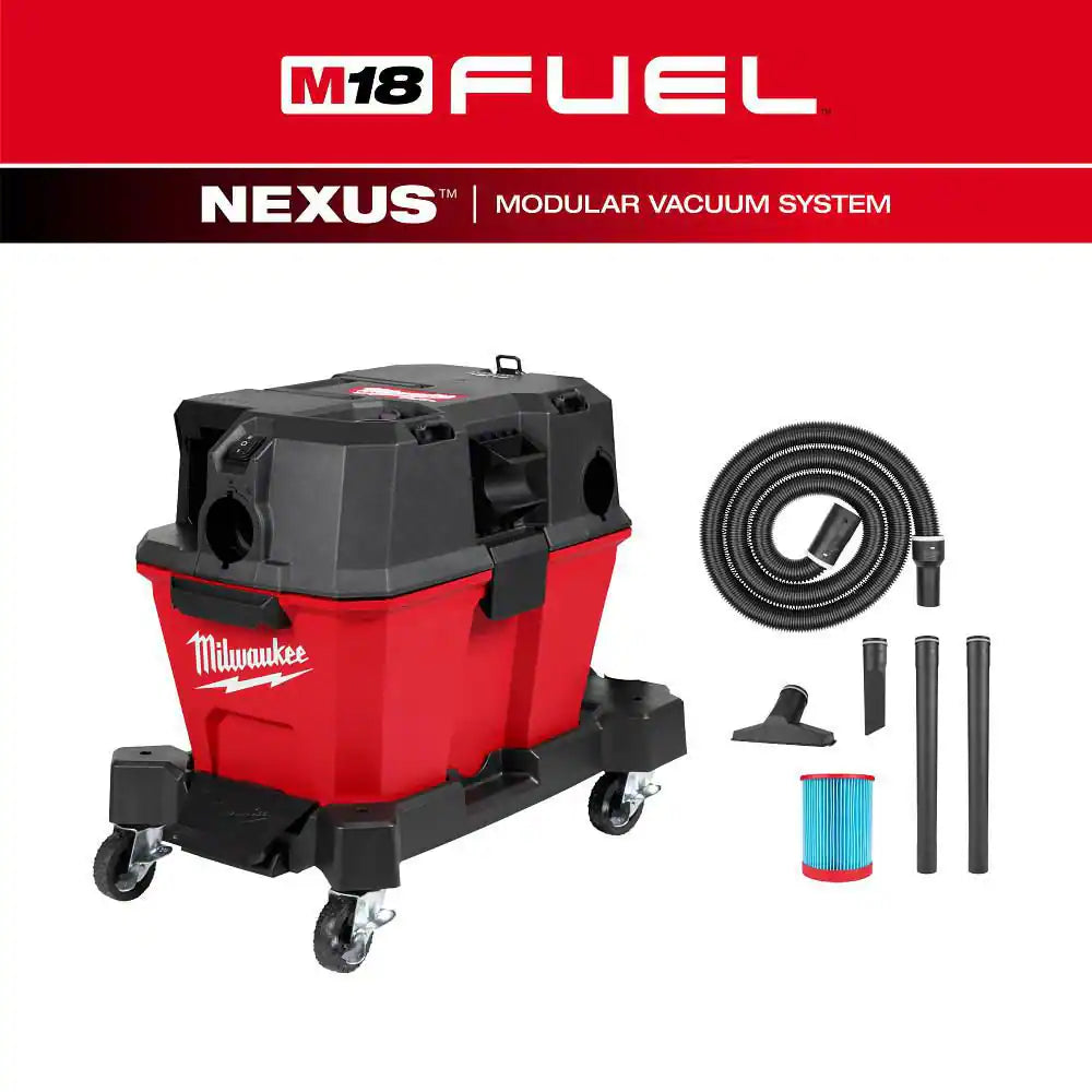 M18 18-Volt 2 Gal. Lithium-Ion Cordless Wet/Dry Vacuum with M18 XC 5.0 Ah Starter Kit