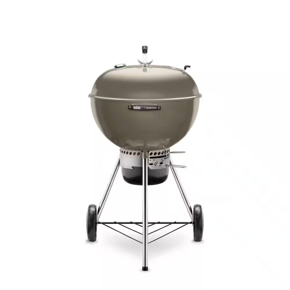 Master-Touch 22 In. Charcoal Grill in Black with Built-In Thermometer