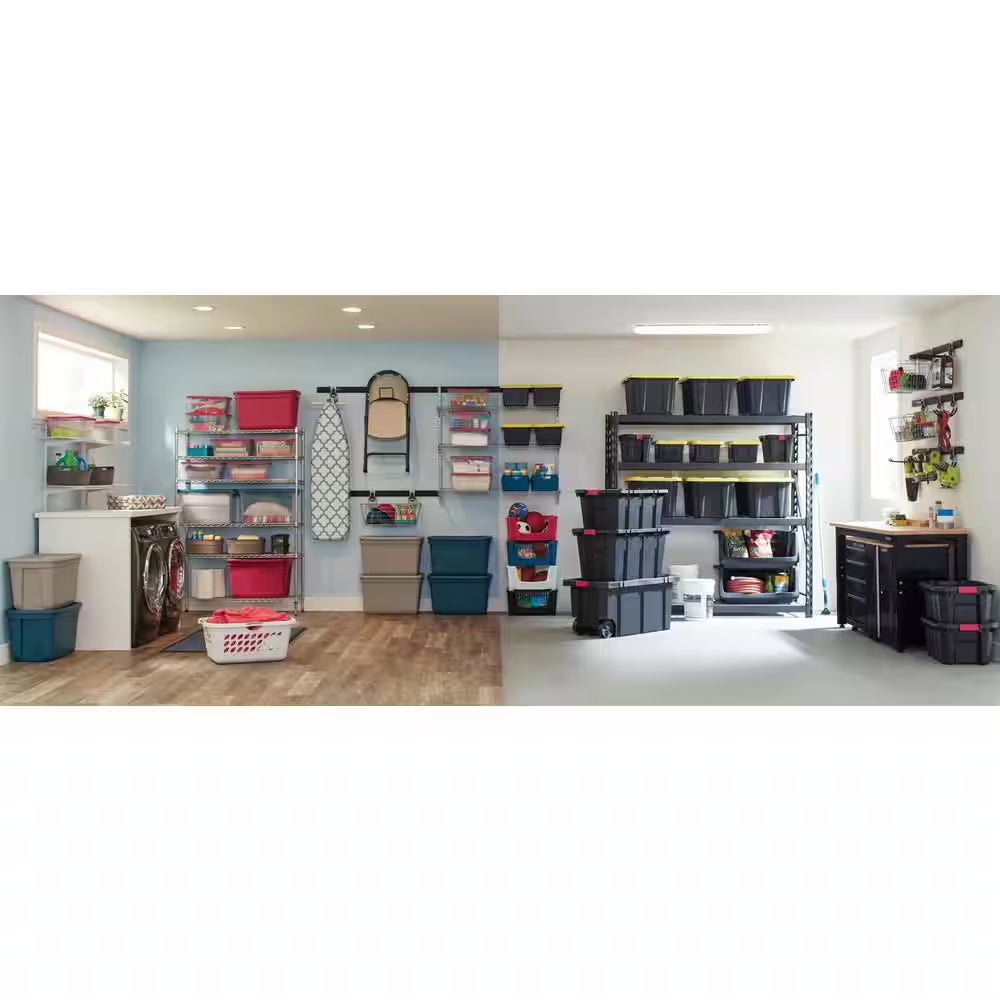 6-Tier Commercial Grade Heavy Duty Steel Wire Shelving Unit in Chrome (48 In. W X 72 In. H X 18 In. D)