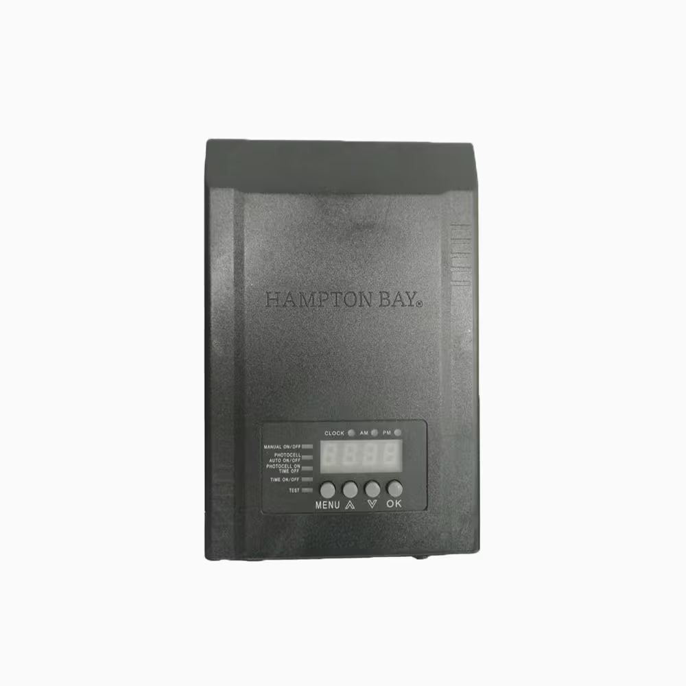 Low-Voltage 300-Watt Metal Landscape Lighting Transformer with Dusk to Dawn Sensor