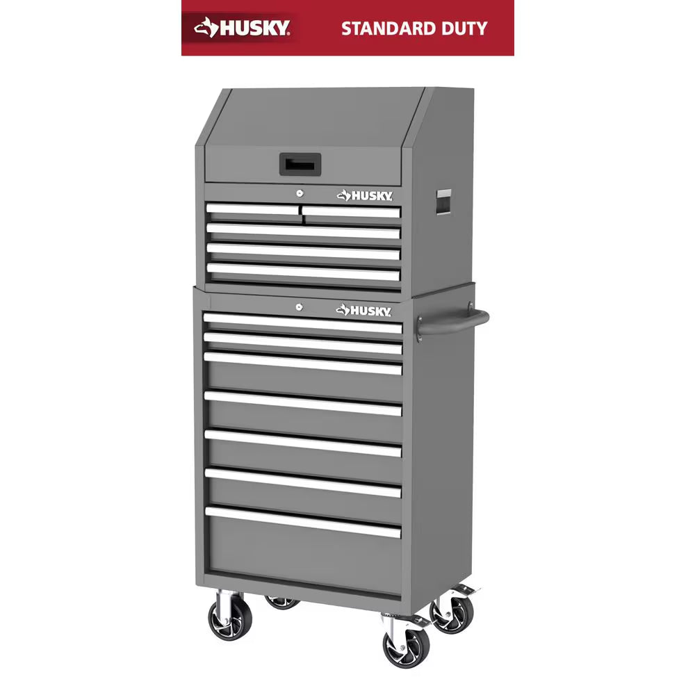 Tool Storage 27 In. W X 18 In. D Standard Duty Red Rolling Tool Chest Combo