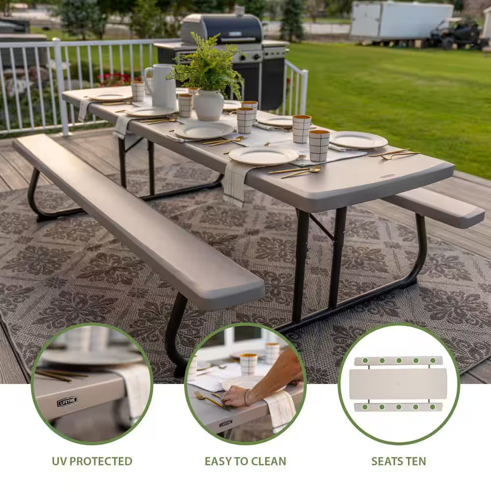 57 In. X 96 In. Commercial Grade Picnic Table