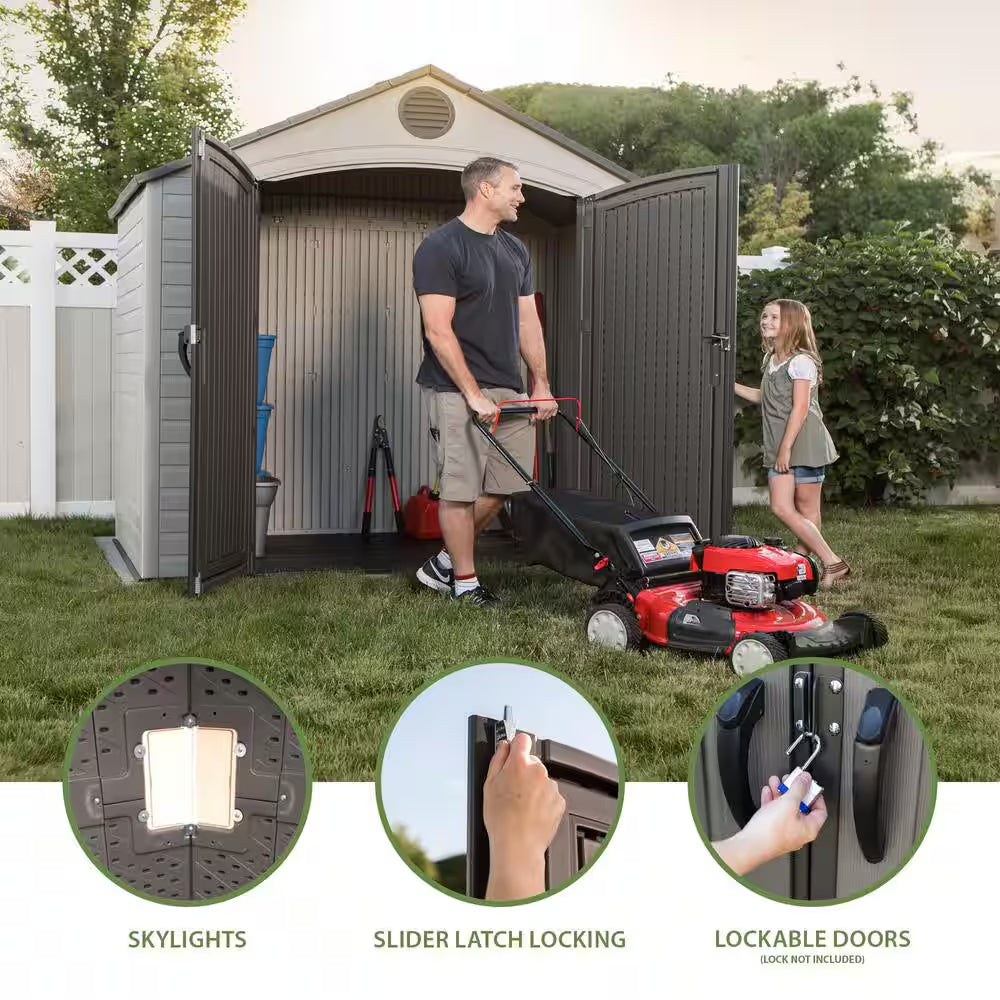 8 Ft. X 5 Ft. Resin Storage Shed