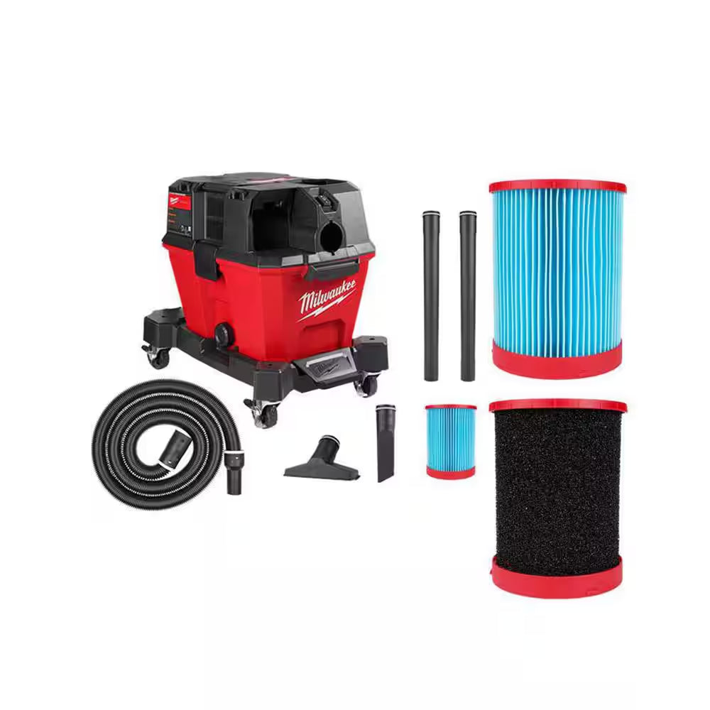 M18 18-Volt 2 Gal. Lithium-Ion Cordless Wet/Dry Vacuum with M18 XC 5.0 Ah Starter Kit
