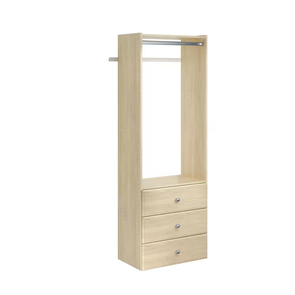 Elite 25 In. W Classic White Wood Closet Tower
