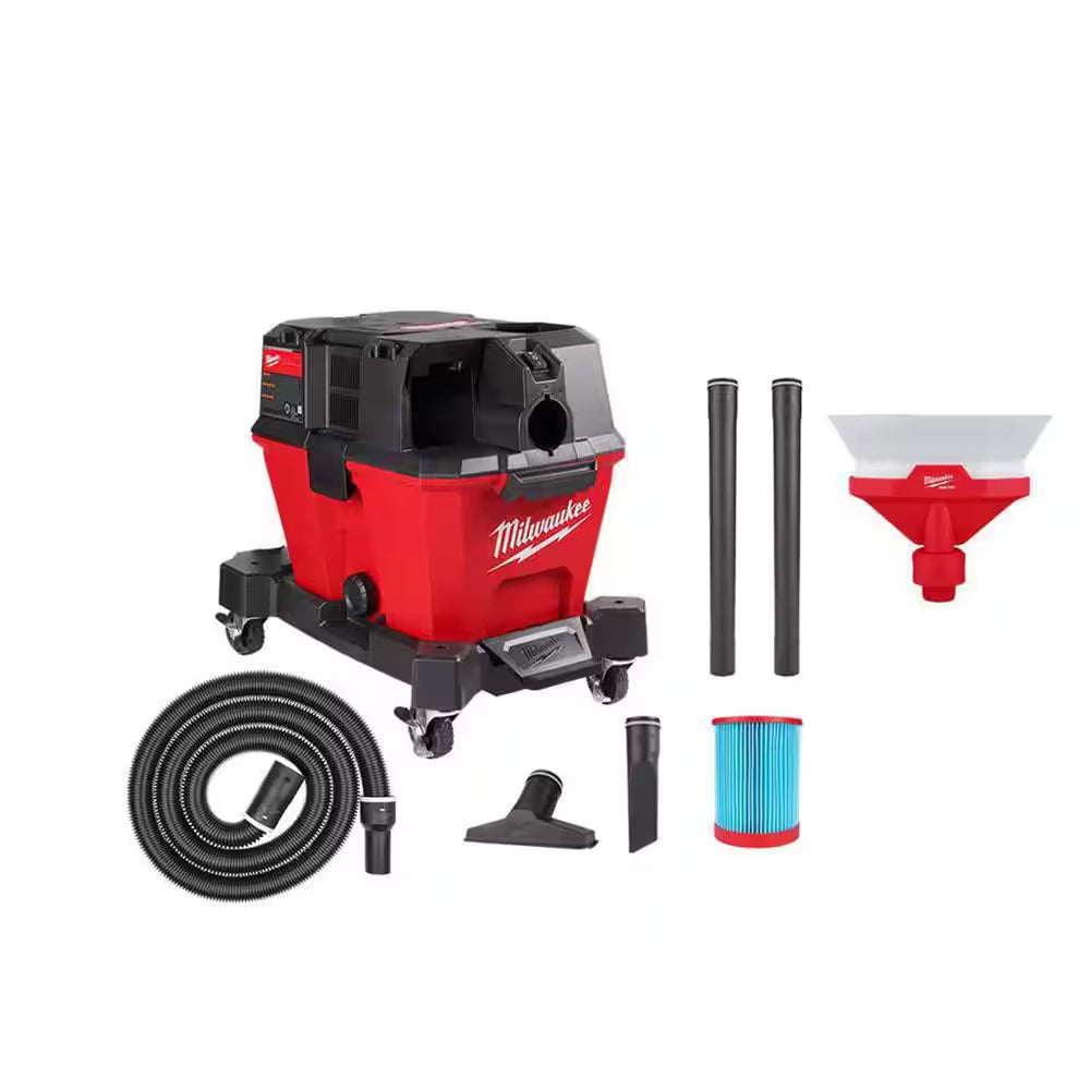M18 18-Volt 2 Gal. Lithium-Ion Cordless Wet/Dry Vacuum with M18 XC 5.0 Ah Starter Kit