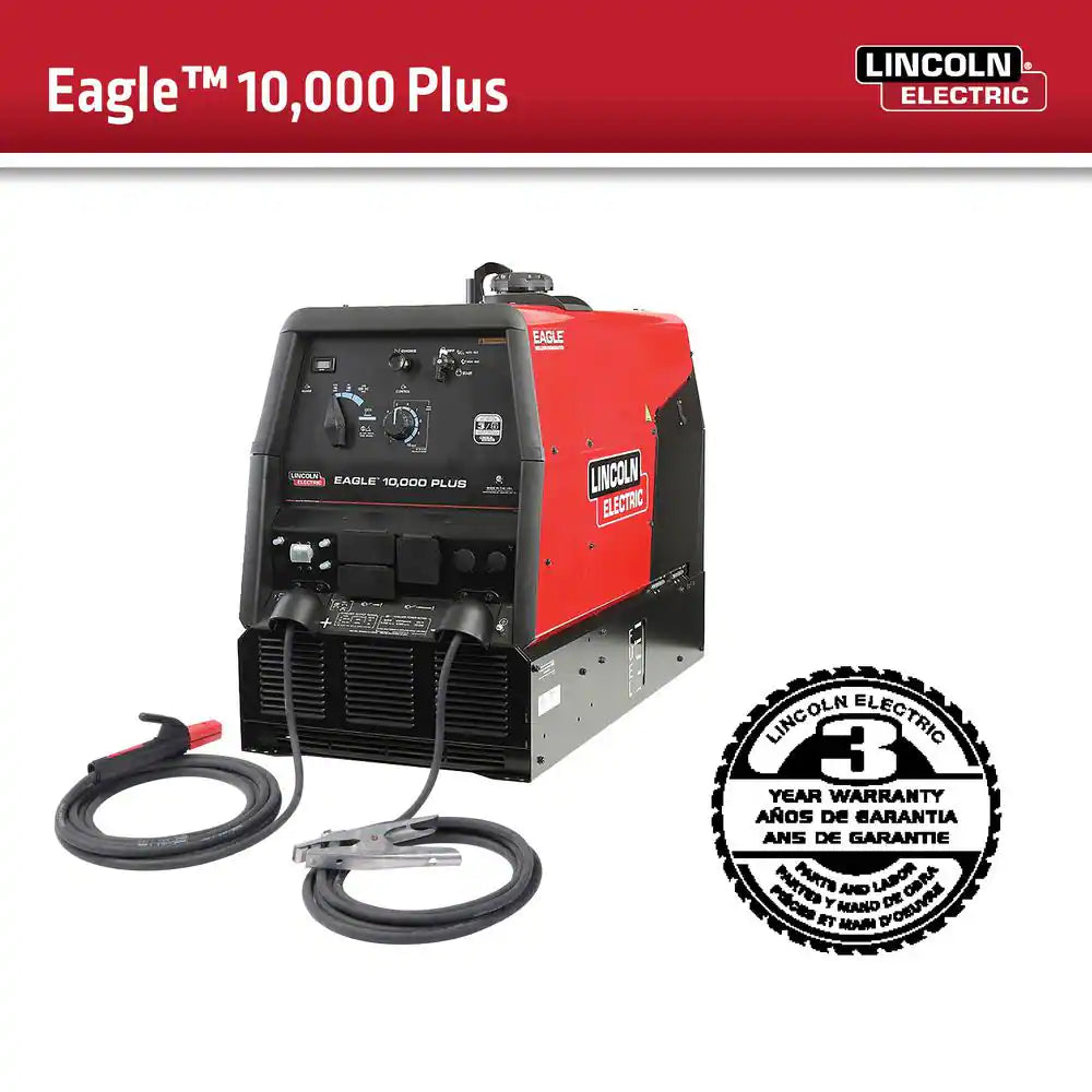 225 Amp Eagle 10,000 plus Gas Engine Driven Welder with LE Engine