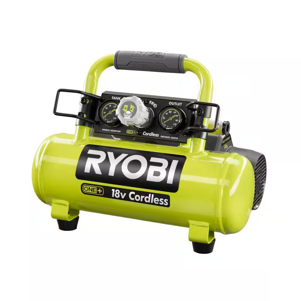 18V ONE+ Cordless 1 Gal. Portable Horizontal Air Compressor with 120 PSI Maximum Pressure (Tool Only)