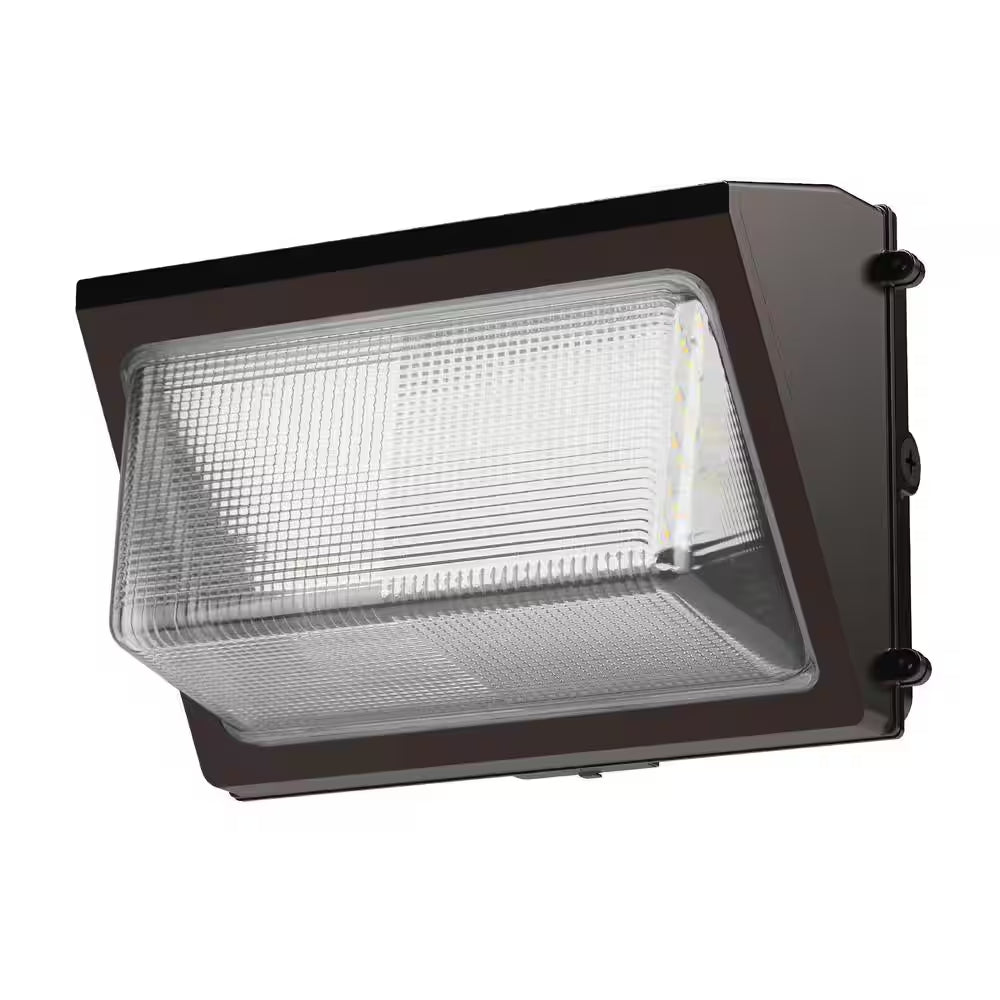 4000/6000/8000 Lumens Select Integrated LED Selectable 5CCT Bronze Dusk to Dawn Commercial Wall Pack Light