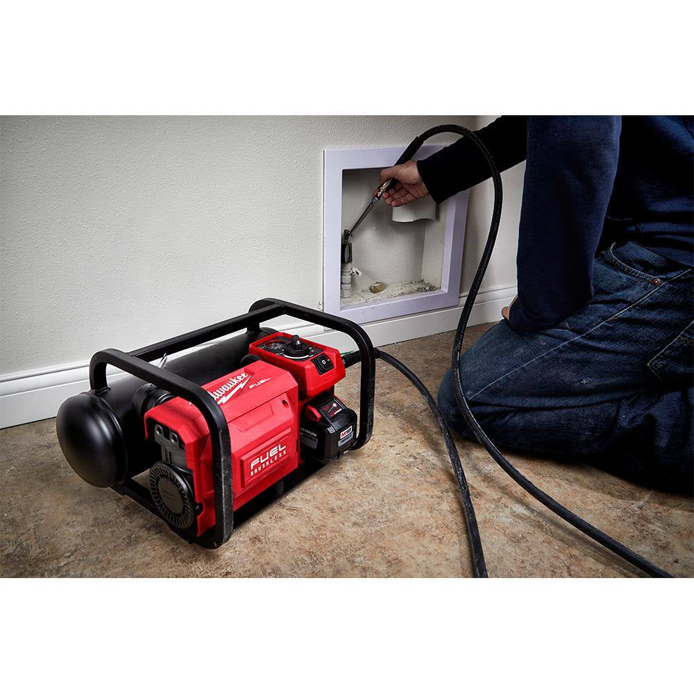 M18 FUEL 18-Volt Lithium-Ion Brushless Cordless 2 Gal. Electric Compact Quiet Compressor (2-Tool)