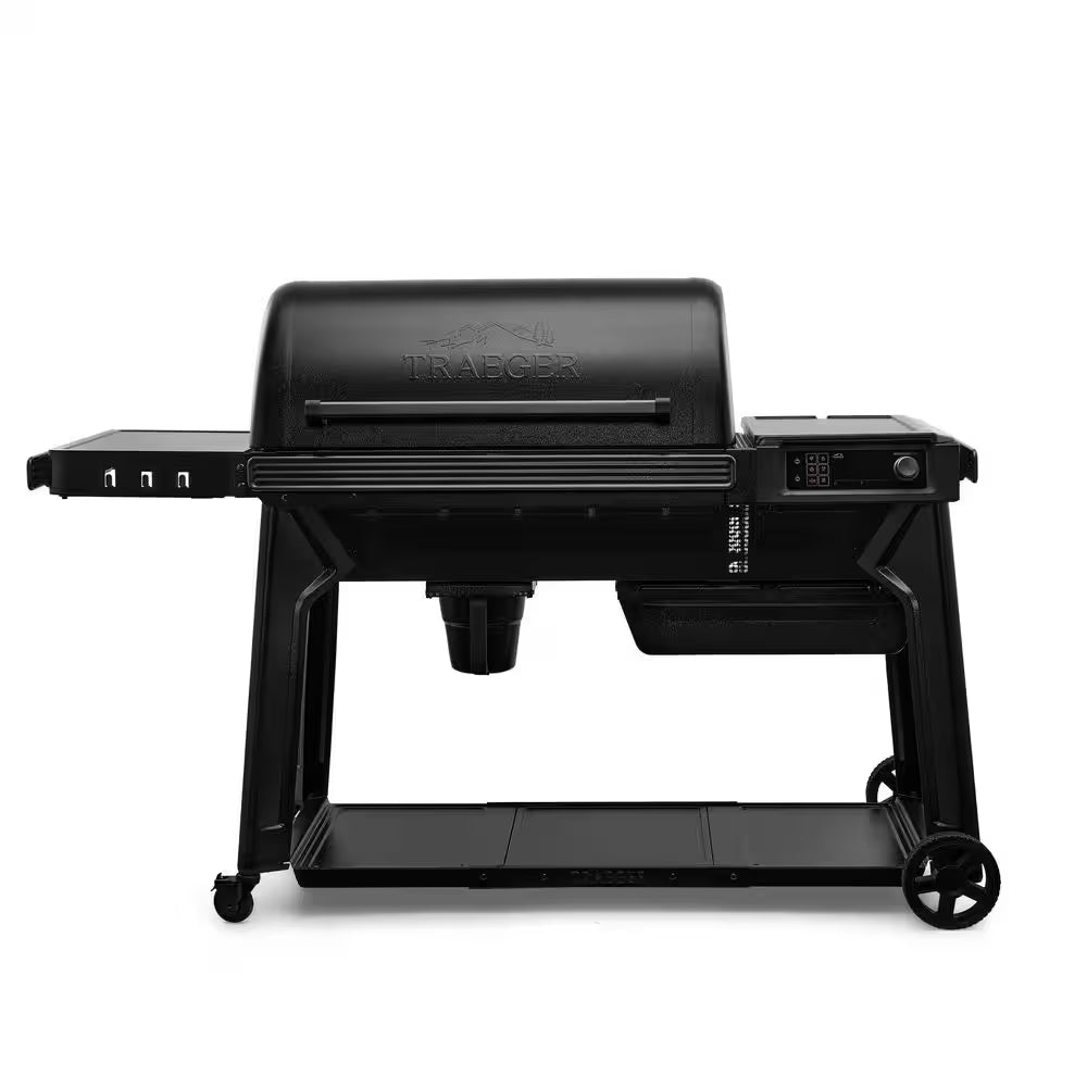 Woodridge Pro Wi-Fi Pellet Grill and Smoker in Black