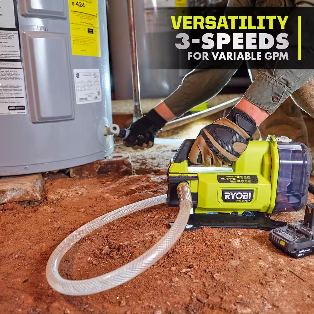 ONE+ HP 18V Brushless 1/4 Hp Cordless Battery Powered Transfer Pump (Tool-Only)