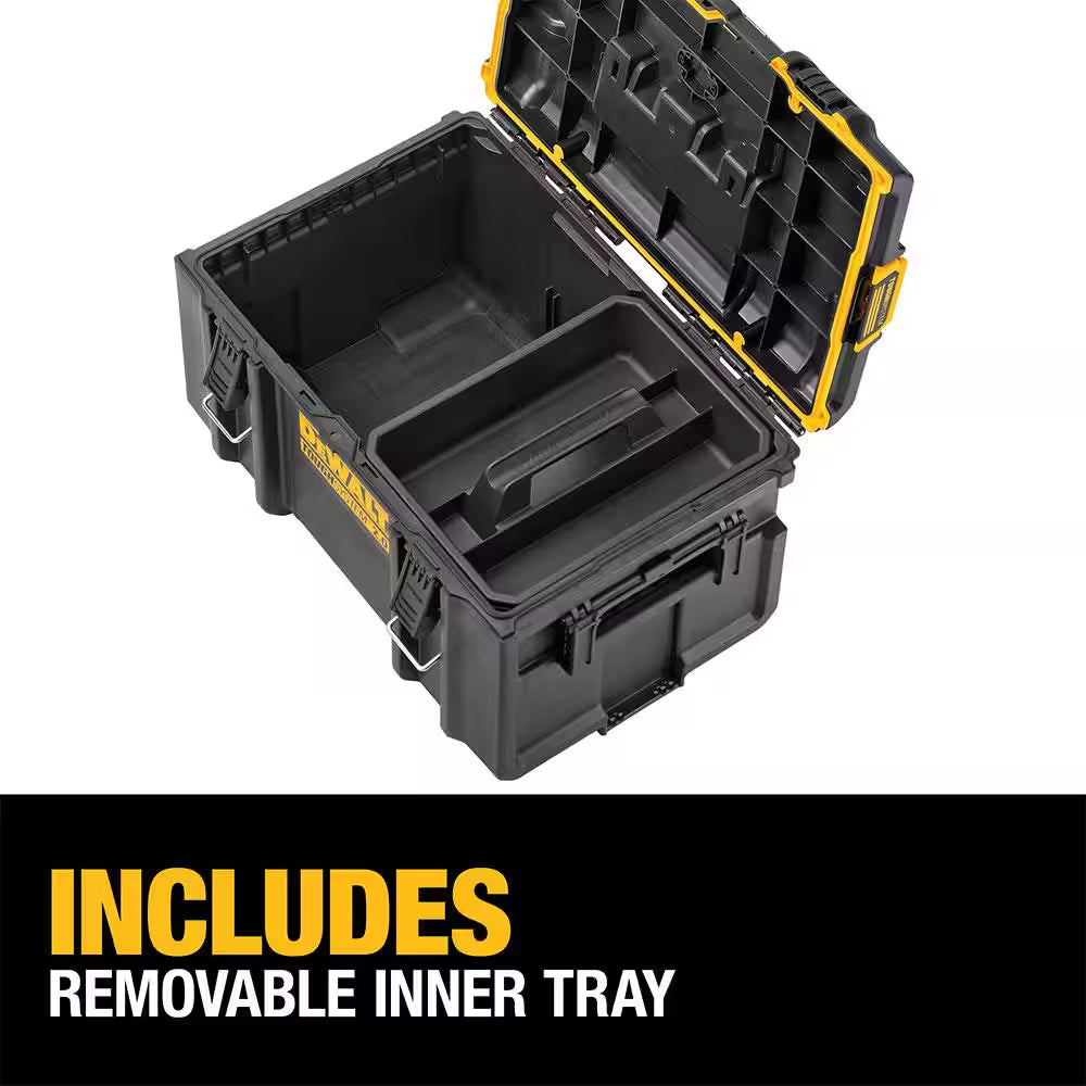 TOUGHSYSTEM 2.0 22 In. Small Tool Box, 22 In. Large Tool Box, 24 In. Mobile Tool Box, and Shallow Tool Tray