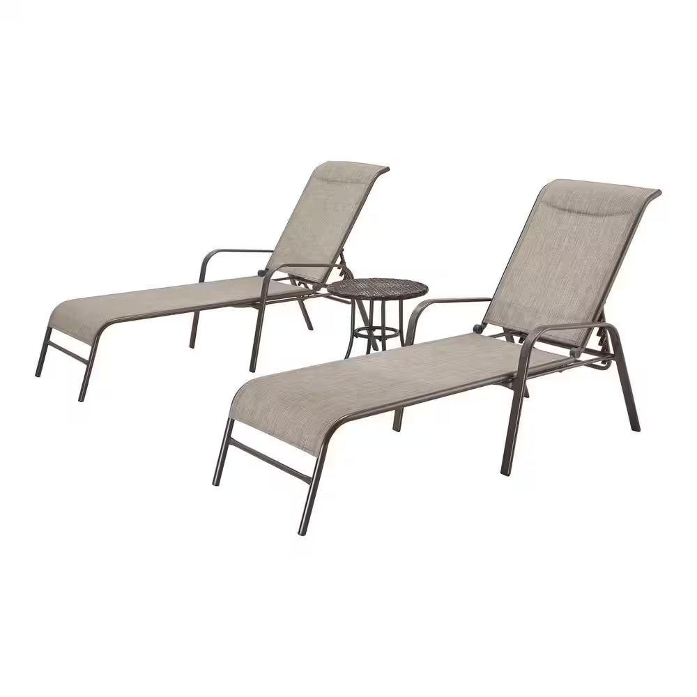Sling Stack Outdoor Chaise Lounge-Riverbed