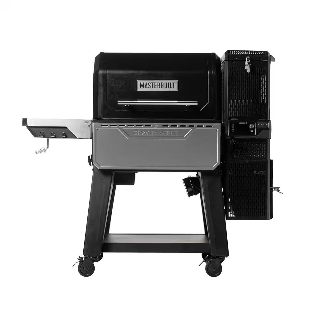 Gravity Series 800 Digital Wifi Charcoal Grill, Griddle and Smoker in Black