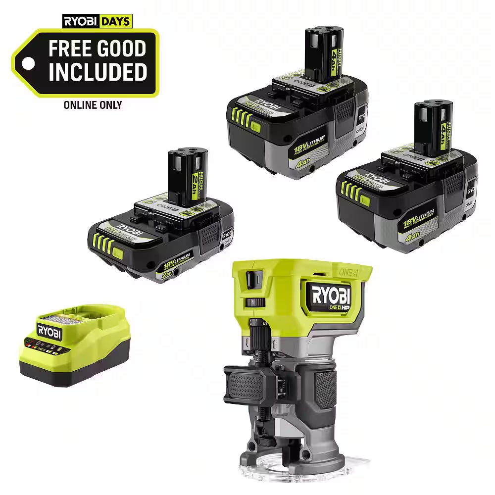 ONE+ HP 18V Brushless Cordless Compact Router (Tool Only)
