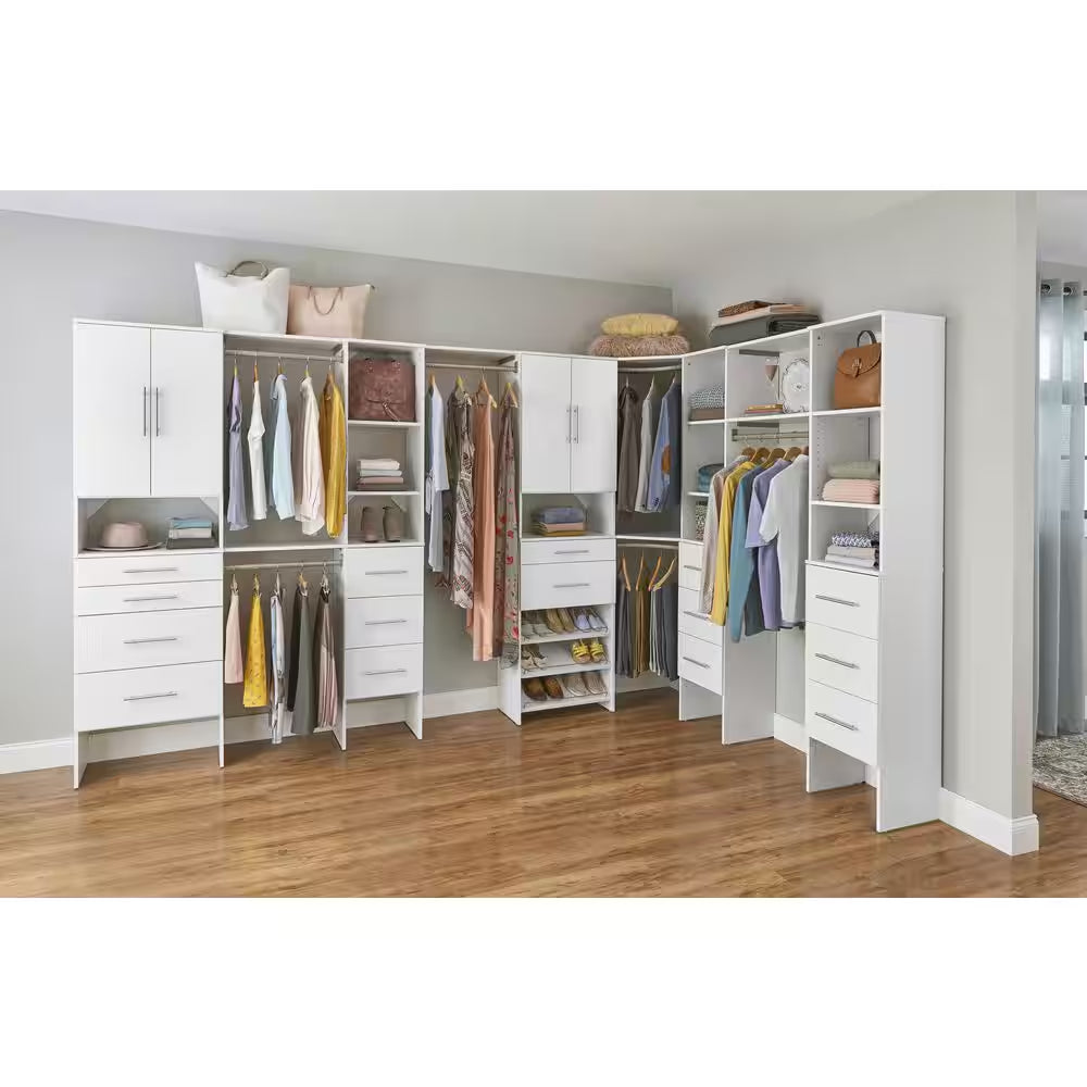 Style+ 48 In. W White Top Shelf Kit