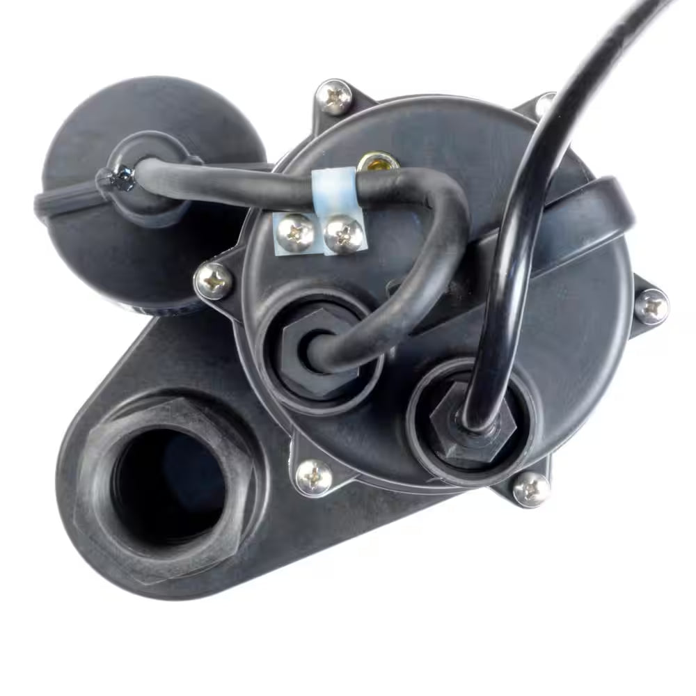 1/2 HP Aluminum Submersible Sump Pump Tether Switch