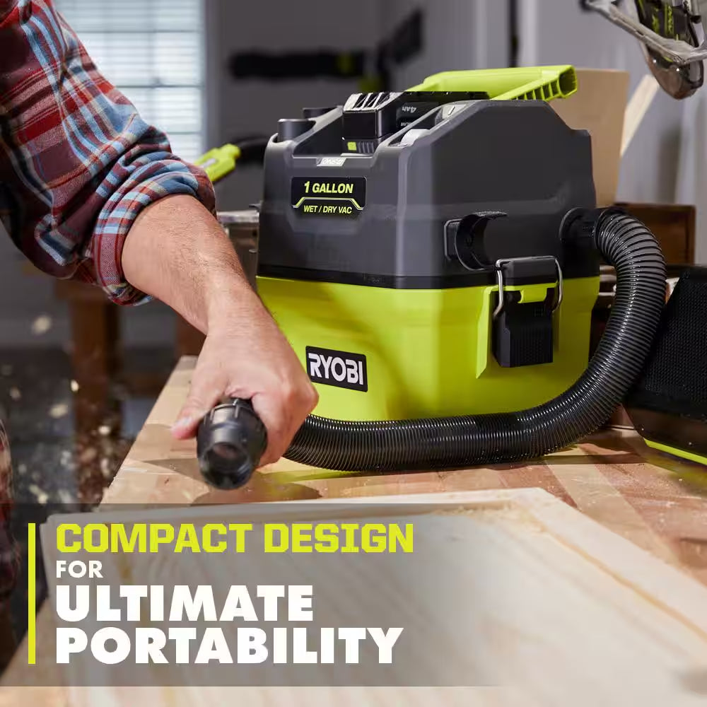 ONE+ 18V Cordless 1 Gal. Wet/Dry Vacuum (Tool Only)