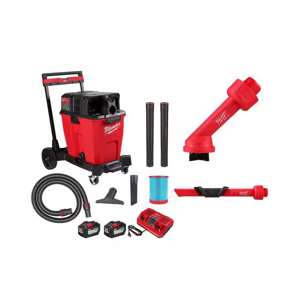 M18 18-Volt 2 Gal. Lithium-Ion Cordless Wet/Dry Vacuum with M18 XC 5.0 Ah Starter Kit