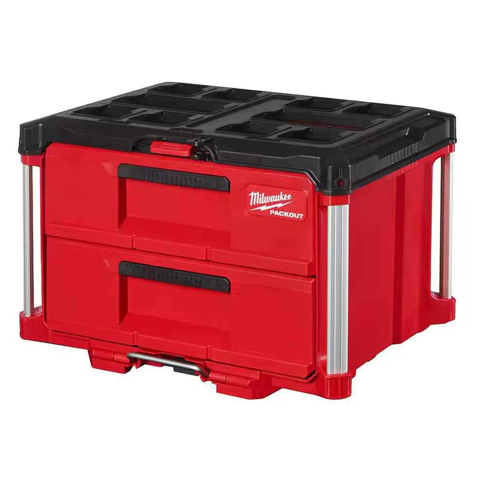 PACKOUT 22 In. 2-Drawer Tool Box with Metal Reinforced Corners