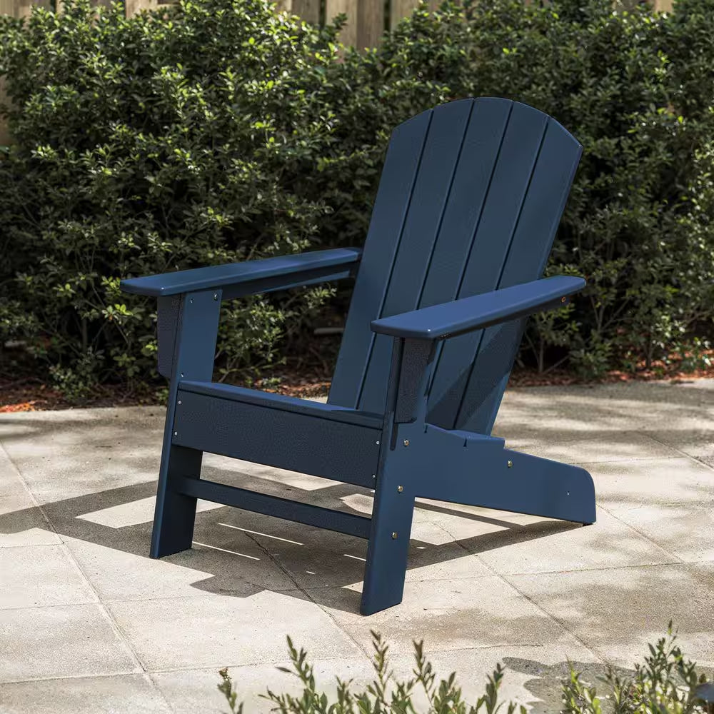 Seabrook Adirondack Chair in Slate Grey