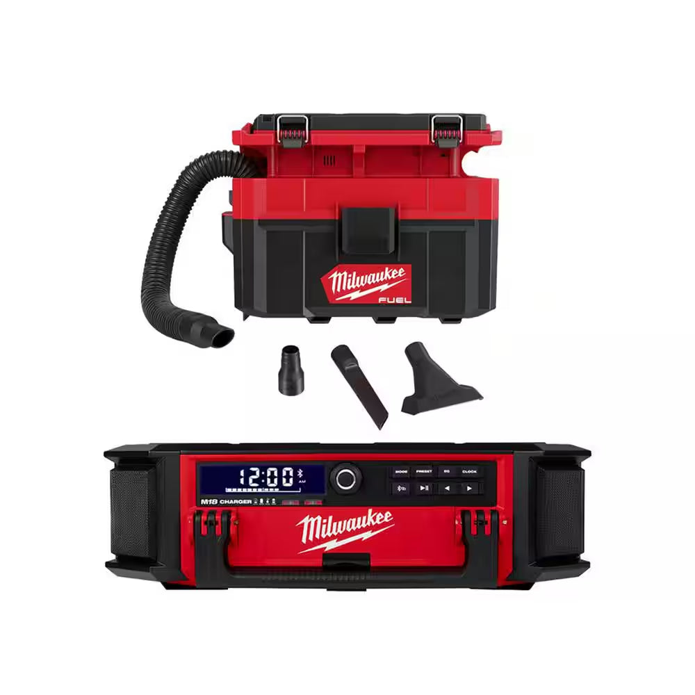 M18 18-Volt 2 Gal. Lithium-Ion Cordless Wet/Dry Vacuum with M18 XC 5.0 Ah Starter Kit