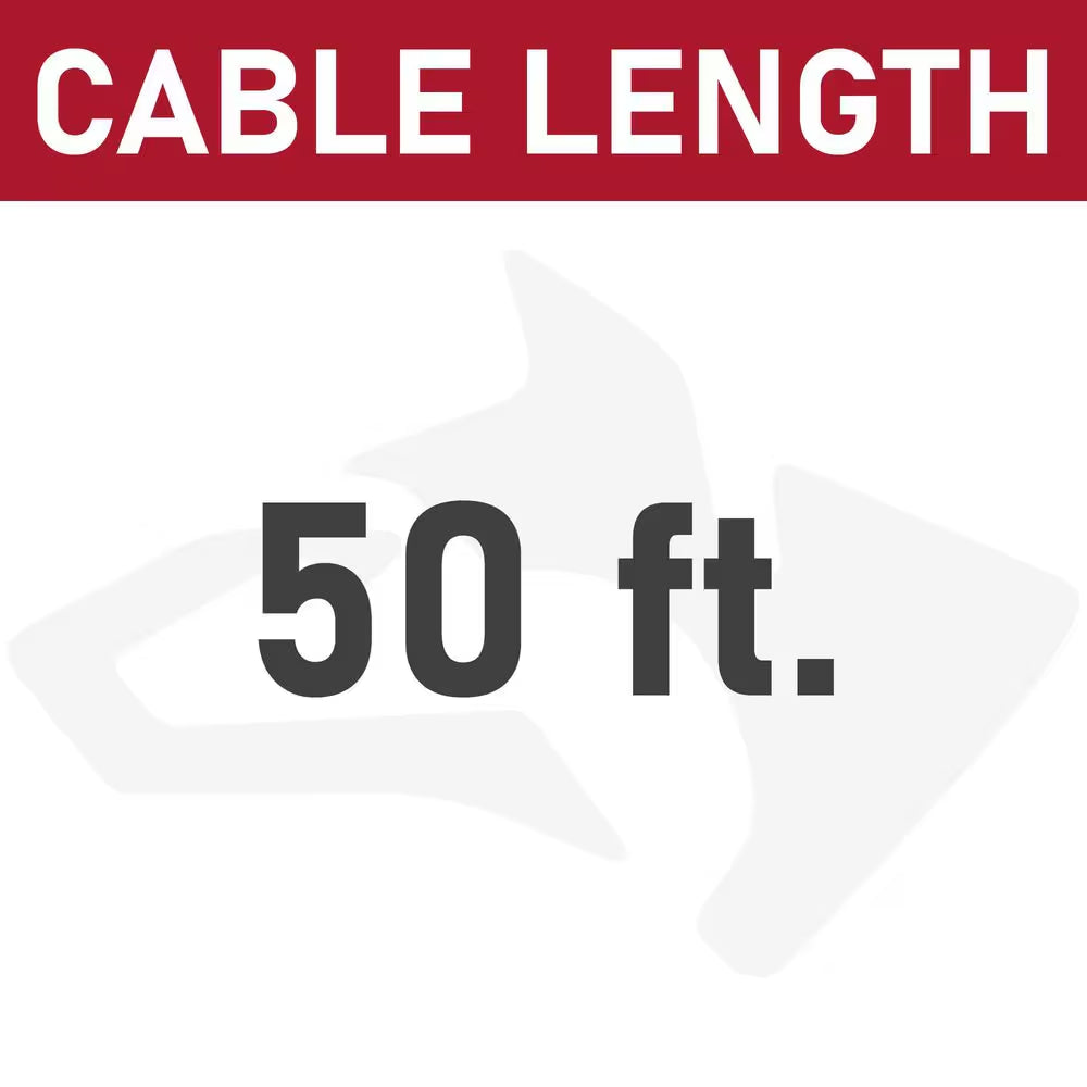 50 Ft. Drain Auger, Replacement Cable for Electric Augers