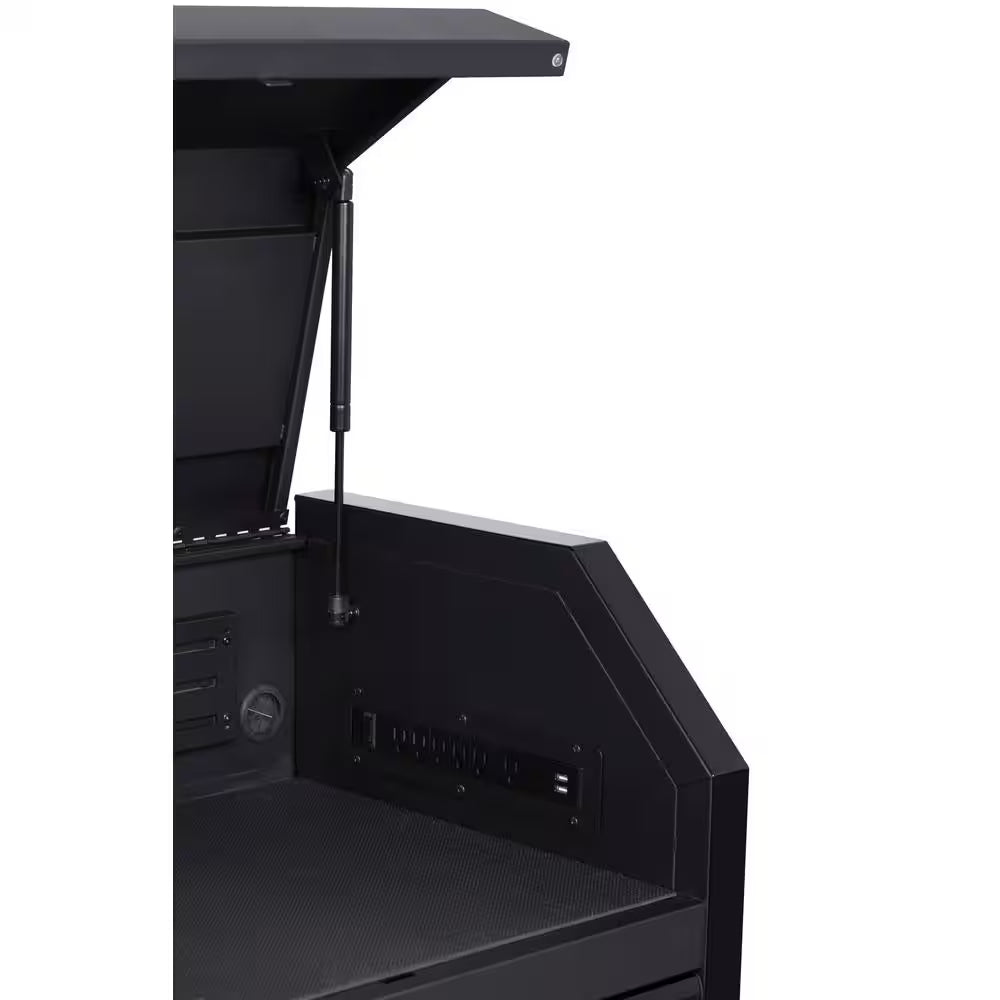 Tool Storage 52 In. W X 20 In. D Heavy Duty Rolling Tool Chest Combo in Matte Black