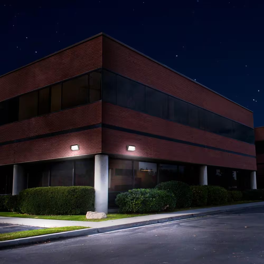 4000/6000/8000 Lumens Select Integrated LED Selectable 5CCT Bronze Dusk to Dawn Commercial Wall Pack Light