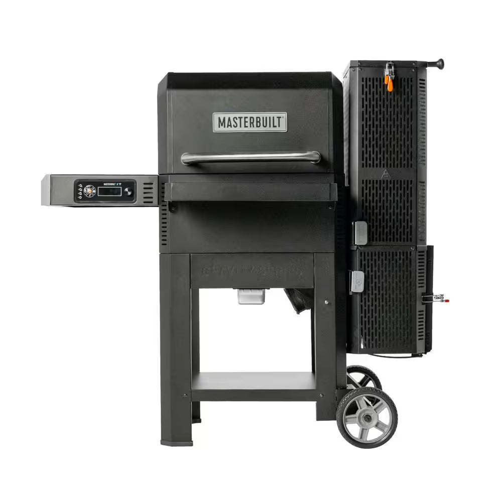 Gravity Series 800 Digital Wifi Charcoal Grill, Griddle and Smoker in Black