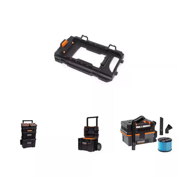 3 Gal. 18V Cordless NXT Shop Vacuum HD0318 Wet Dry Vac with Pro Gear Attachment, Rolling Tool Cart and Case