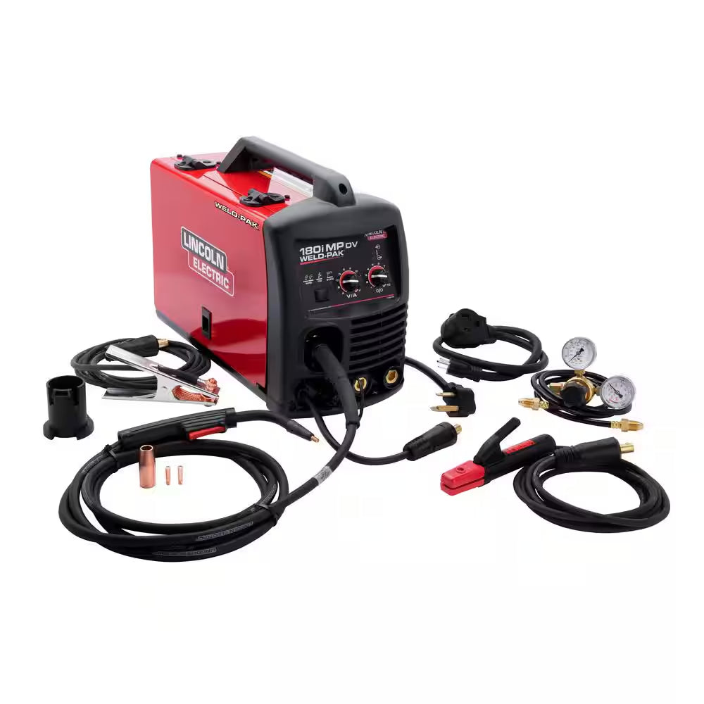 180 Amp Weld-Pak 180I Multi-Process Stick/Mig/Flux-Core/Tig, 120V or 230V Aluminum Welder with Spool Gun Sold Separately