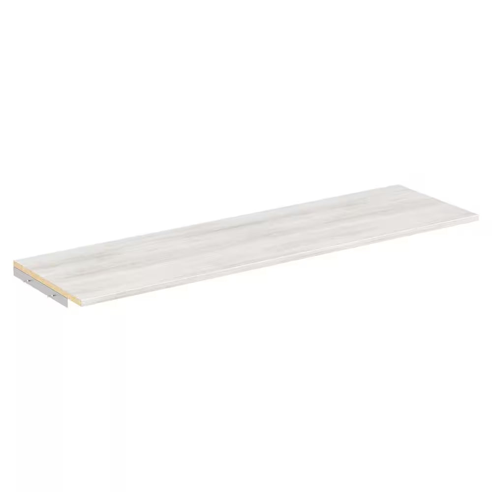 Style+ 48 In. W White Top Shelf Kit