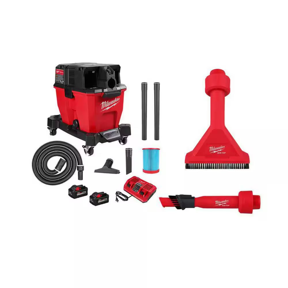 M18 18-Volt 2 Gal. Lithium-Ion Cordless Wet/Dry Vacuum with M18 XC 5.0 Ah Starter Kit