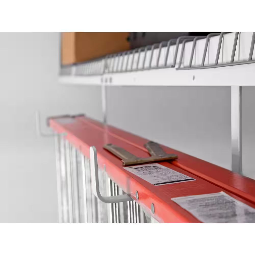 Versarac Gray Adjustable Steel Overhead Garage Storage Rack (48 in W X 96 in D)