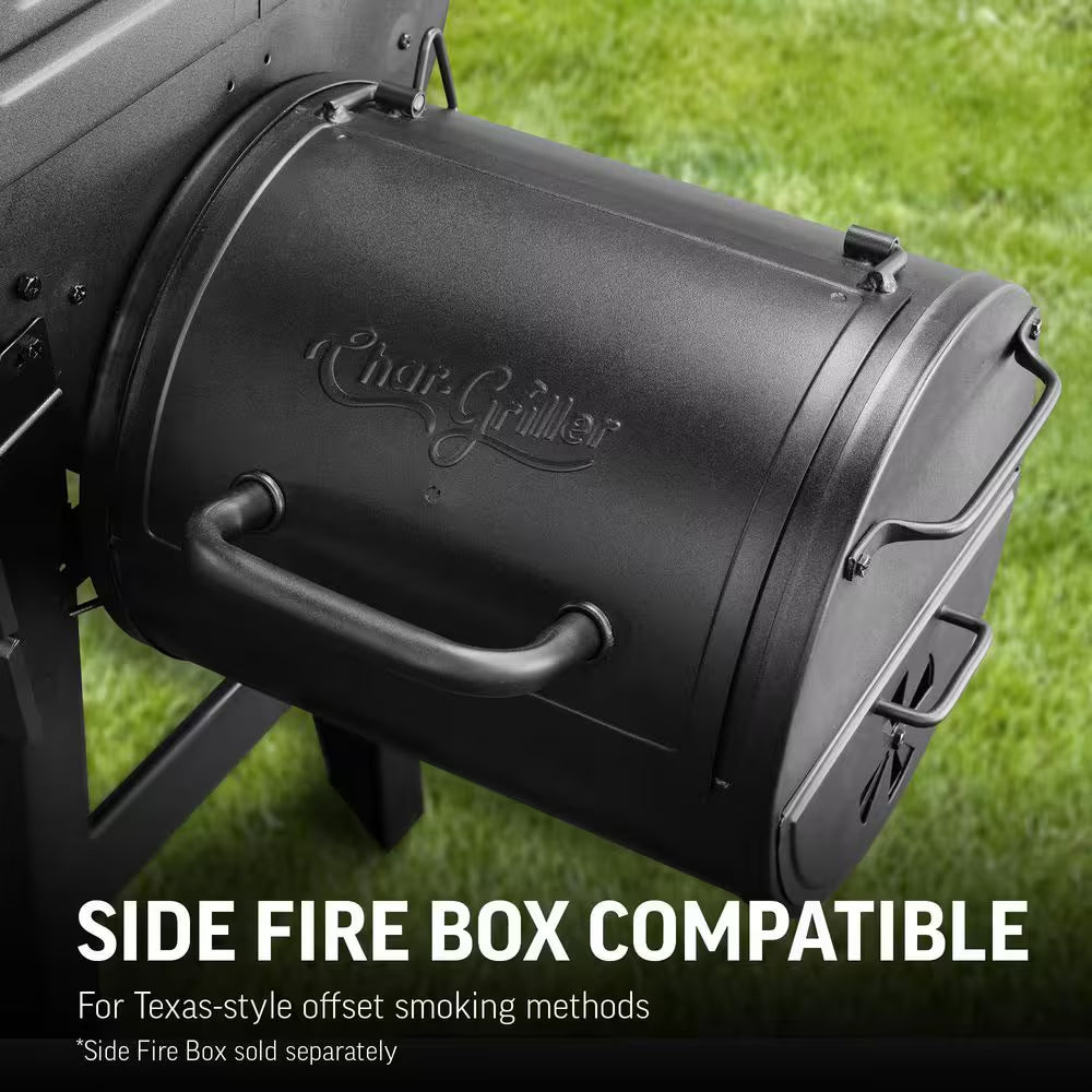 Double Play 1,260 Sq., In. 3-Burner Gas and Charcoal Grill in Black