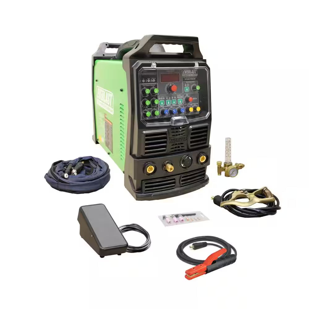250 Amp Powertig 250EX IGBT Digital Inverter AC/DC Stick/Tig Welder with High Frequency and Lift TIG Start, 240V