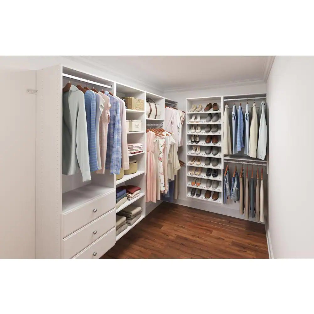 Elite 25 In. W Classic White Wood Closet Tower