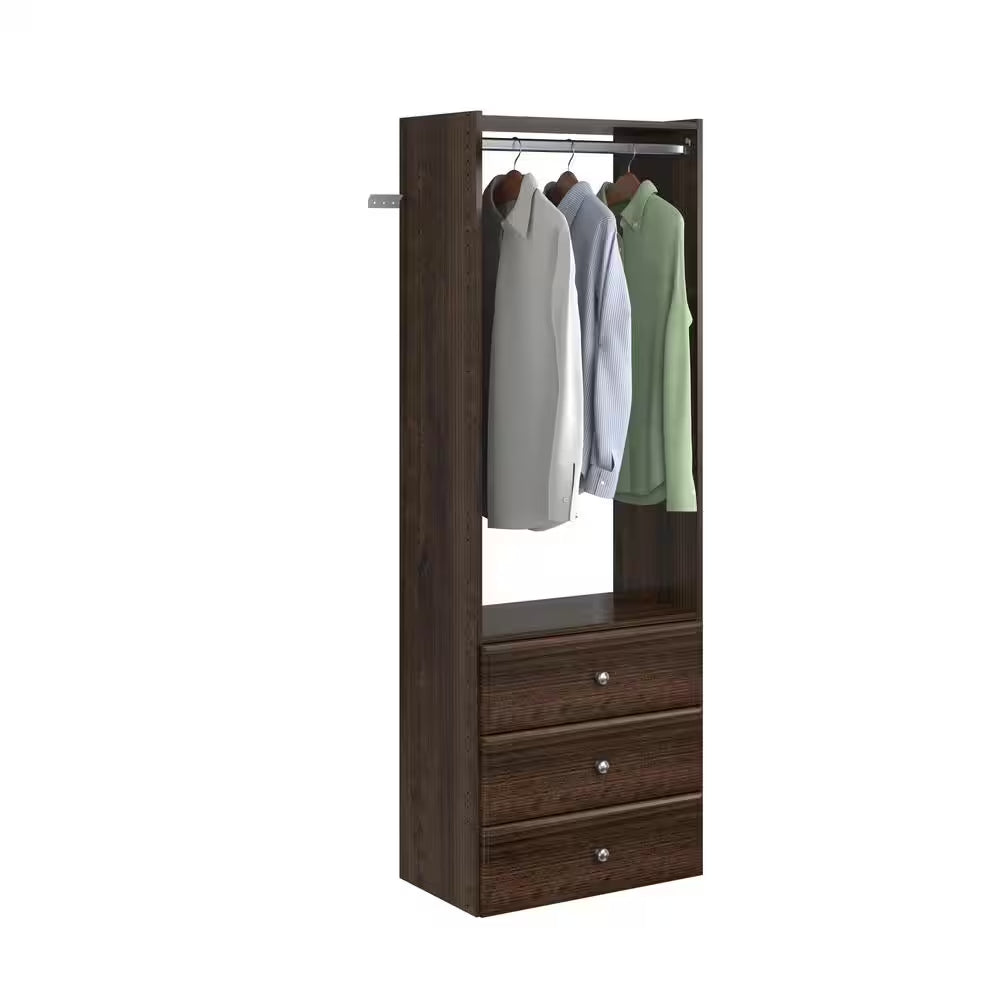 Elite 25 In. W Classic White Wood Closet Tower