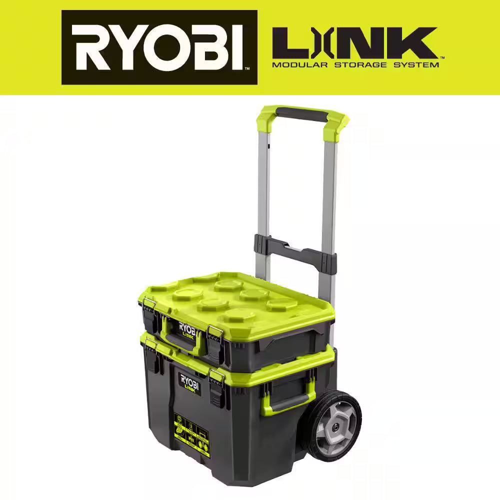22.2 In. LINK Rolling Tool Box with Medium Tool Box, Standard Tool Box, and Tool Crate