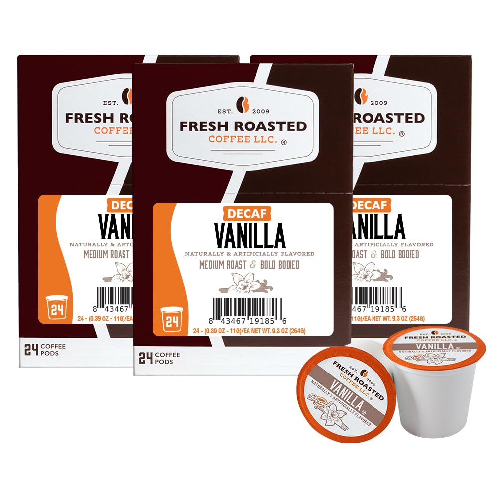 Fresh Roasted Coffee, Italian Roast, Dark, 96 Pods for K Cup Brewers