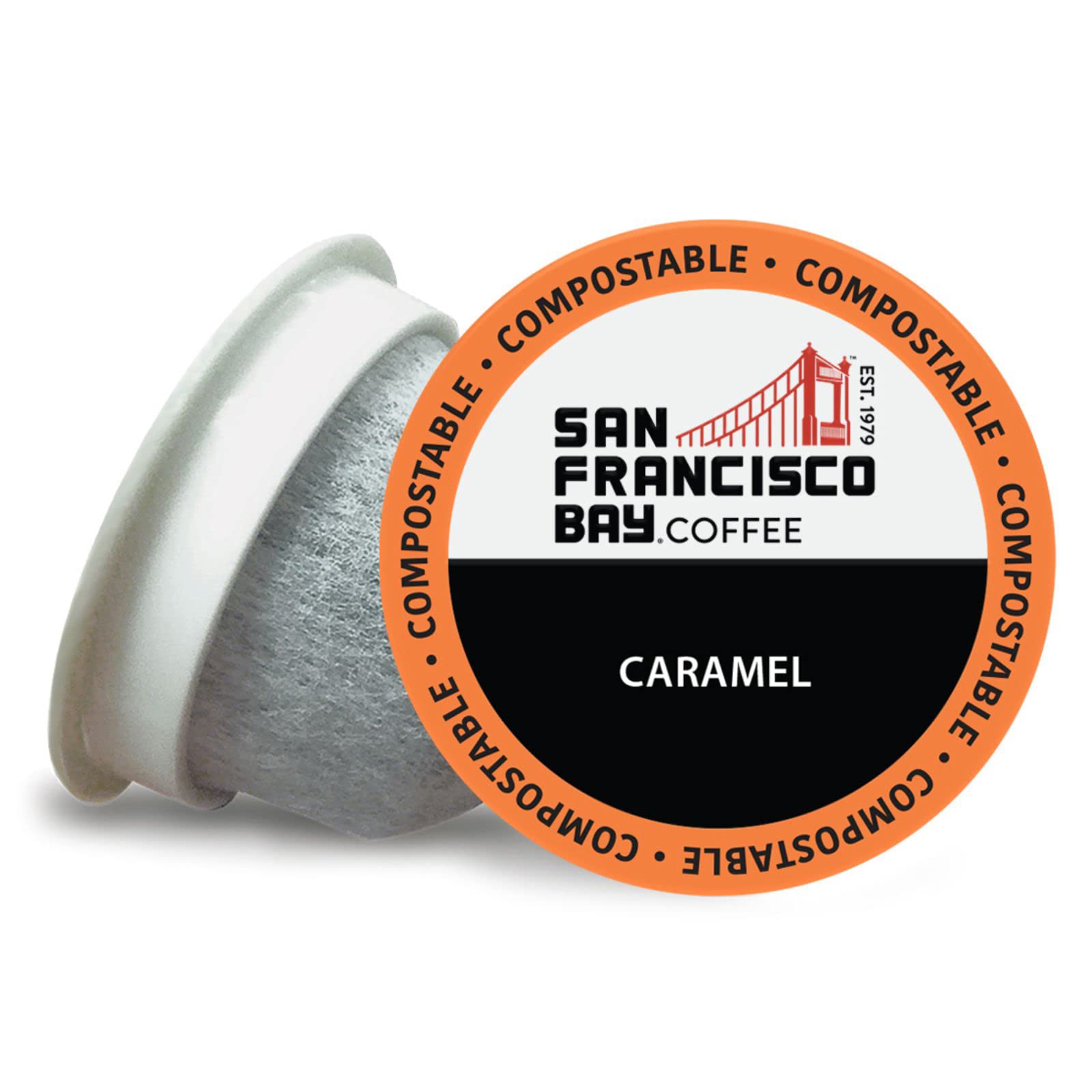 SAN FRANCISCO BAY SF Coffee OneCUP /Dark Roast Compostable Coffee Pods, K Cup Compatible Including Keurig 2.0 (Packaging May Vary), French Roast, 80 Count (Pack of 1)