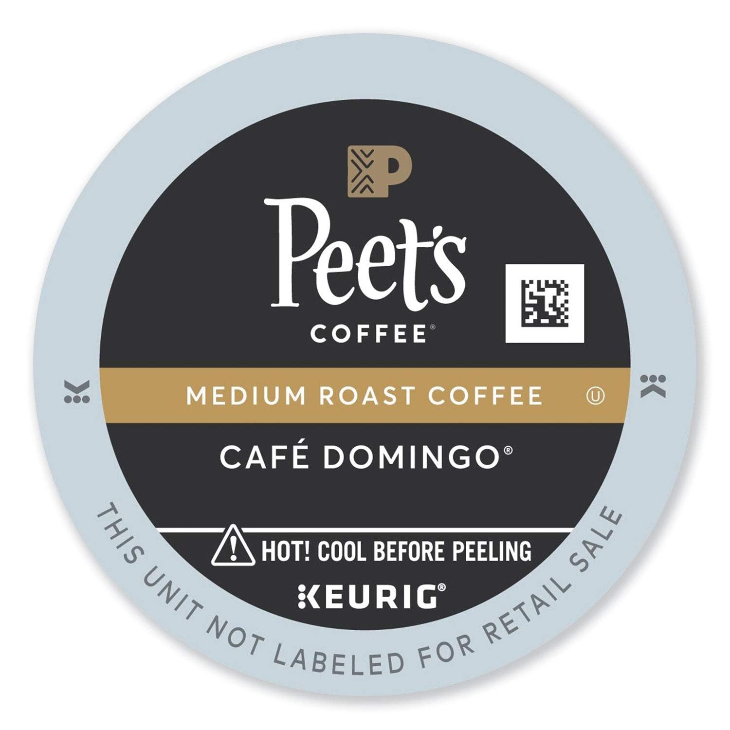 Peet's Coffee, Medium Roast Keurig K-Cup Pods - Café Domingo 54 Count (1 Box of 54 Pods)