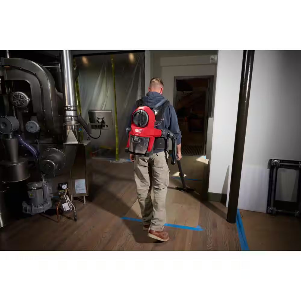 M18 FUEL 18 Volt Lithium Ion Brushless 3-In-1 Backpack Vacuum with M18 5. 0Ah XC Extended Capacity Battery