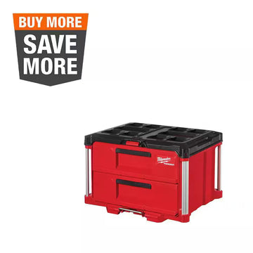 PACKOUT 22 In. 2-Drawer Tool Box with Metal Reinforced Corners