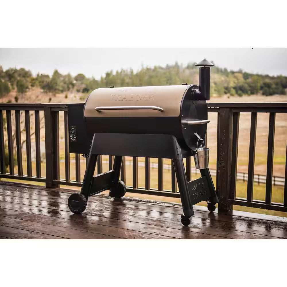 Pro Series 34-Pellet Grill and Smoker in Bronze